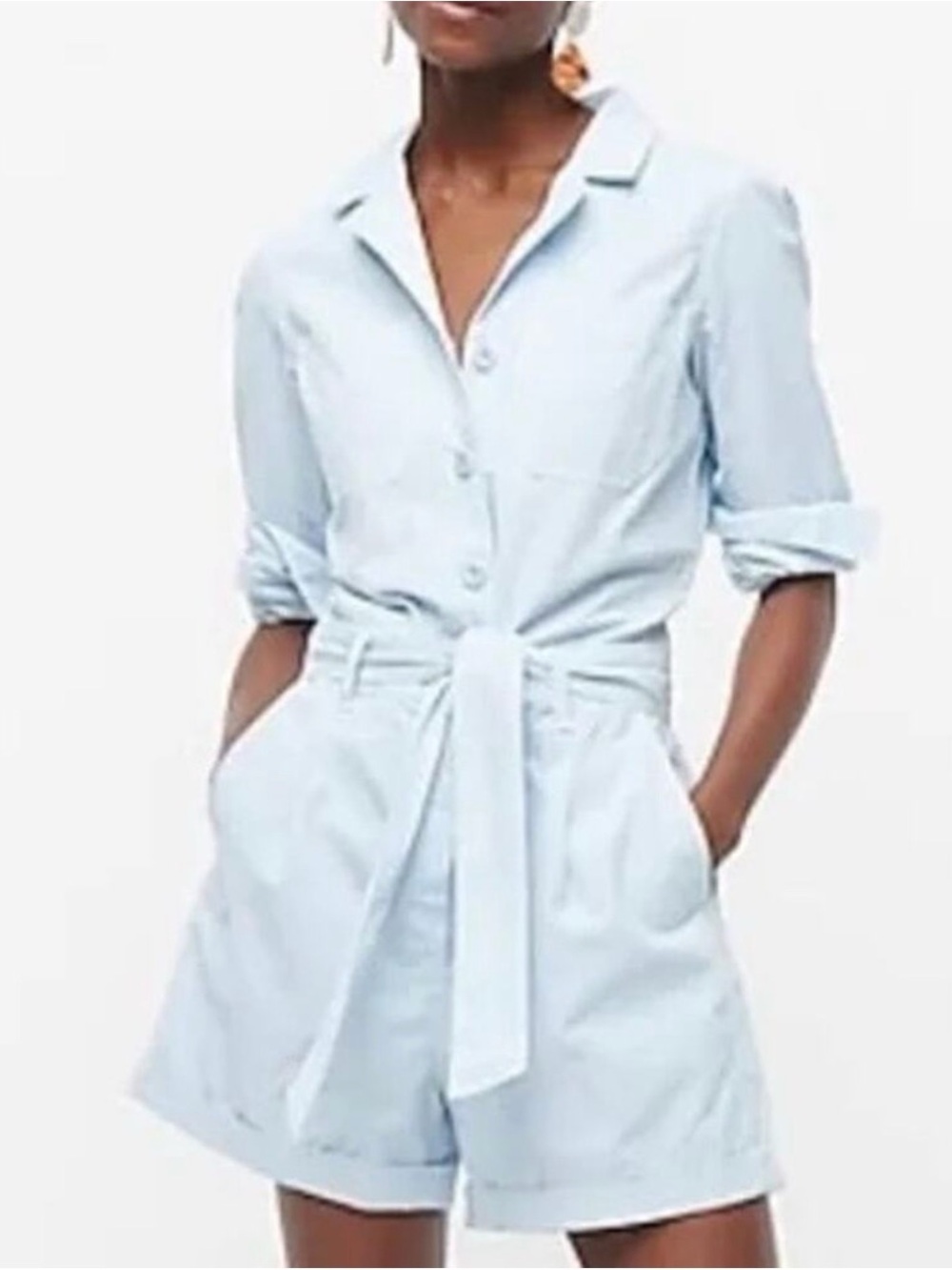 J. Crew Light Blue Utility Jacket
